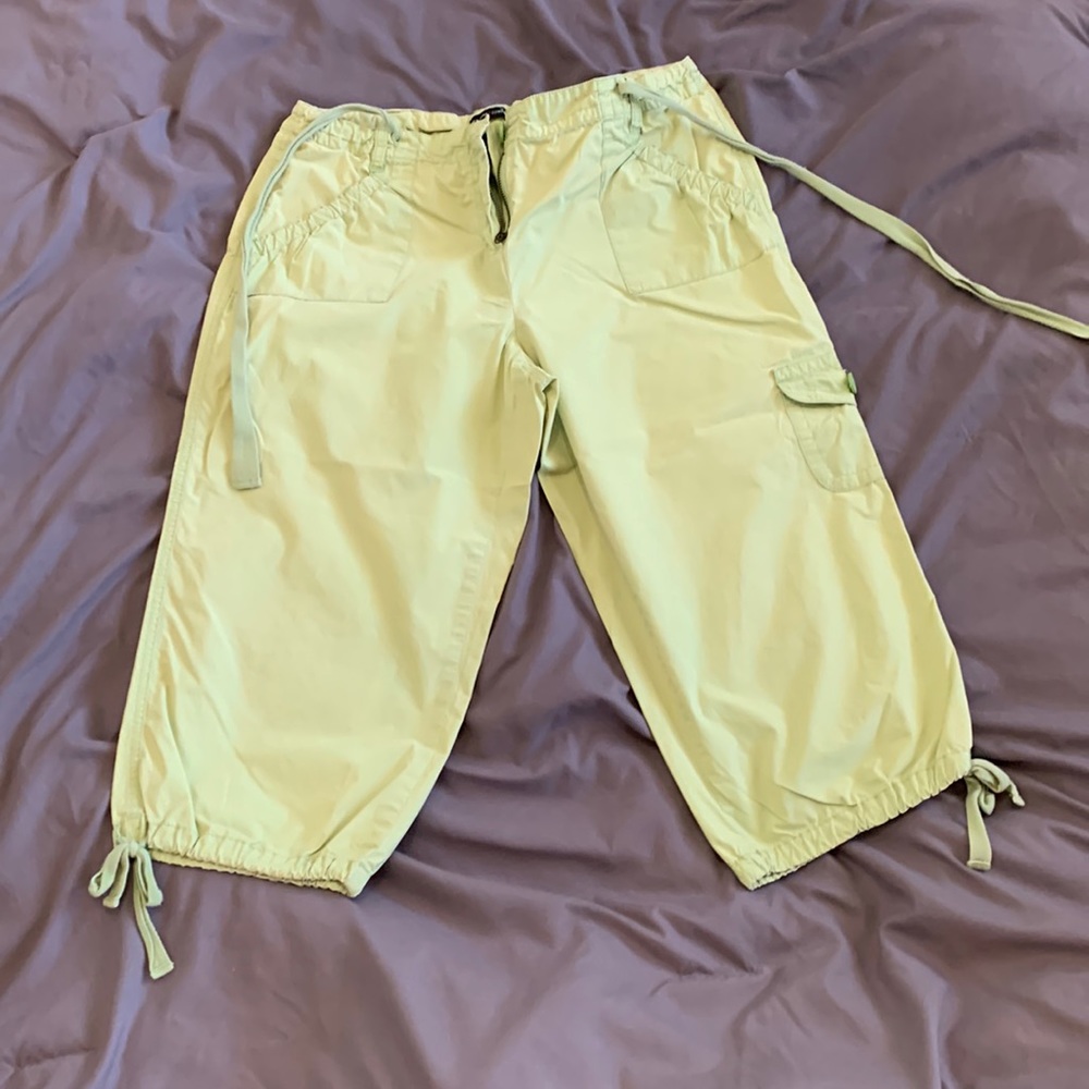 Lime green cargo pants